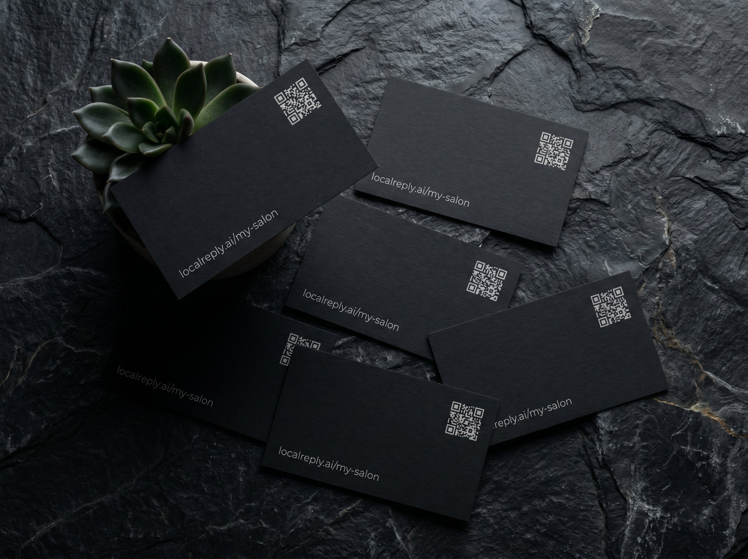 Cartes de visite avec QR code localreply